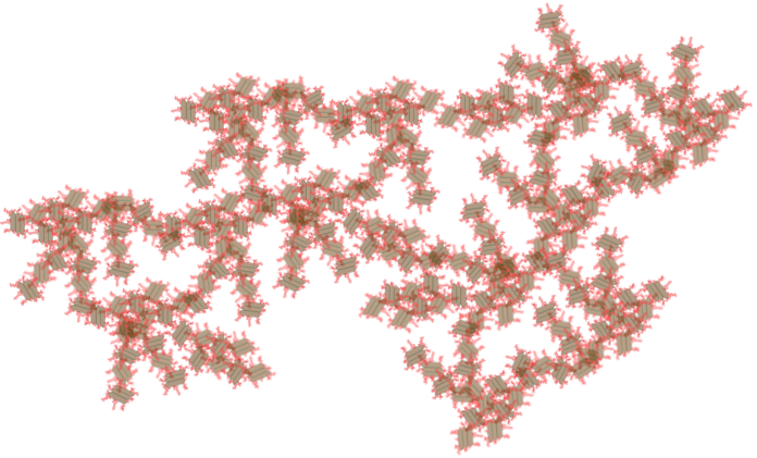 Flocs are fractals